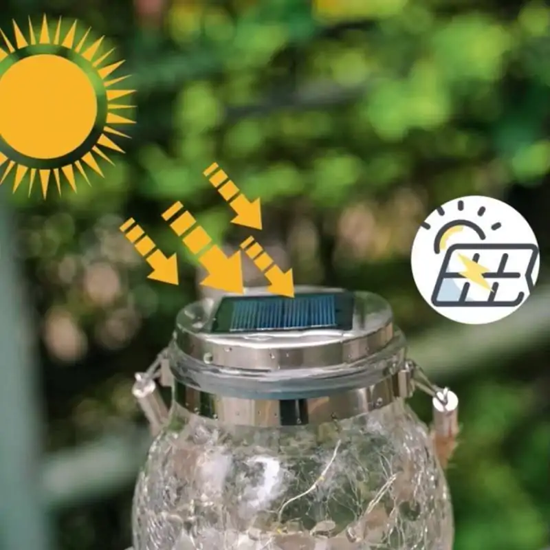 Décoration lumineuse <br> Lanterne solaire extérieur à suspendre | OkO-OKO™ Suspension lunimeuse solaire Jardin | OkO-OkO™