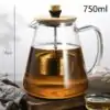 Théières en Verre <br> Avec Filtre Rétractable. | OkO-OKO™ Theiere-verre-avec-filtre-retractable 750 ml | okooko