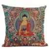 Bouddhisme <br> Coussin Bouddha (9 Variante). | OkO-OKO™ Coussin Bouddha avec auréole | OkO-OkO
