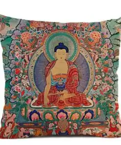 Coussin Bouddha  avec auréole | OkO-OkO
