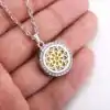 Bijou Diffuseur Huiles Essentielles <br> Pendentif. | OkO-OKO™ Pendentif diffuseur huile essentielle avec brillant diamant | OkO-OkO