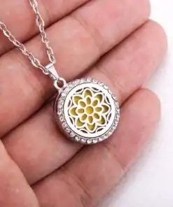 Colgante difusor de aceite esencial con brillo de diamante | OkO-OkO