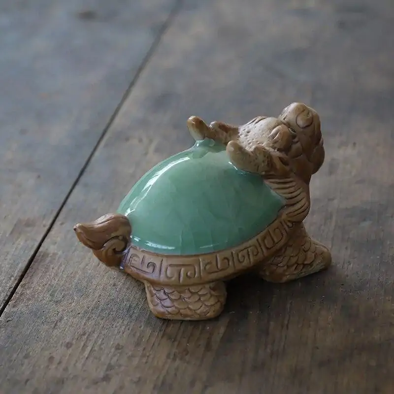 Tea Pets <br> Chien Foo ou Kylin. | OkO-OKO™ Tea Pets Chien Foo ou Kylin vue du dos | OkO-OkO