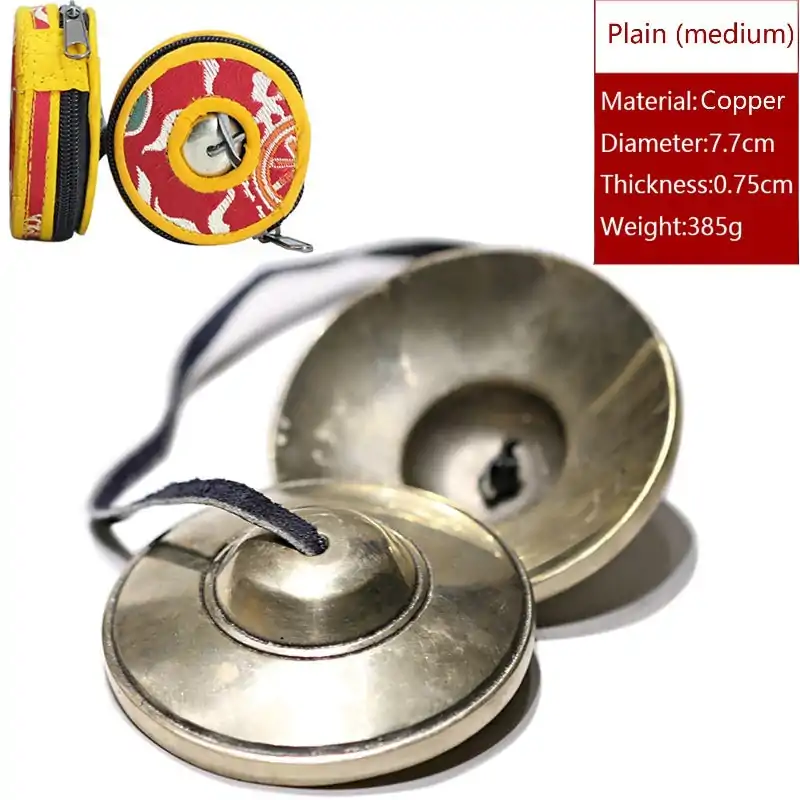 Bouddhisme <br> Cymbale Tibétaine | OkO-OKO™ Tingsha Diam 7.7