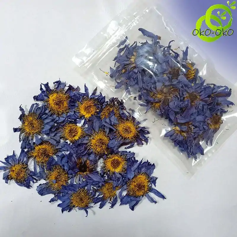 Thé et Infusion <br> Thé Fleur de Lotus (fleur entière). | OkO-OKO™ Fleur de Lotus séchées et embalées | okooko