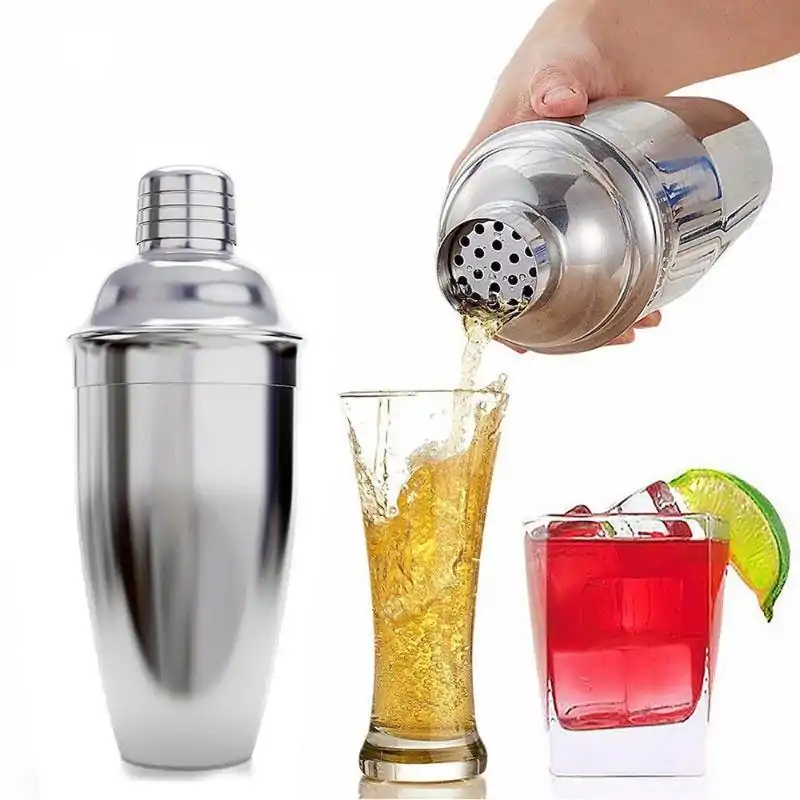 Ustensiles de cuisine <br> Kit shaker cocktail (6Pièces). | OkO-OKO™ Kit Shaker Cocktail inox exemple d'utilisation | oko oko