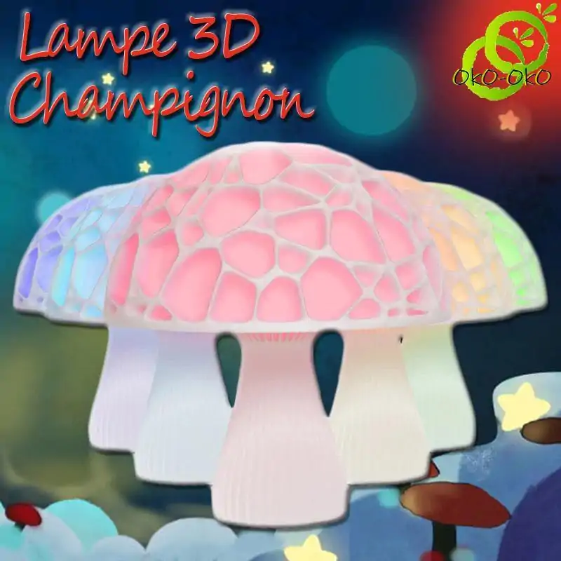 Décoration lumineuse <br> Lampe Champignons. | OkO-OKO™ Acheter Lampe Champignons pas cher | OkO-OkO