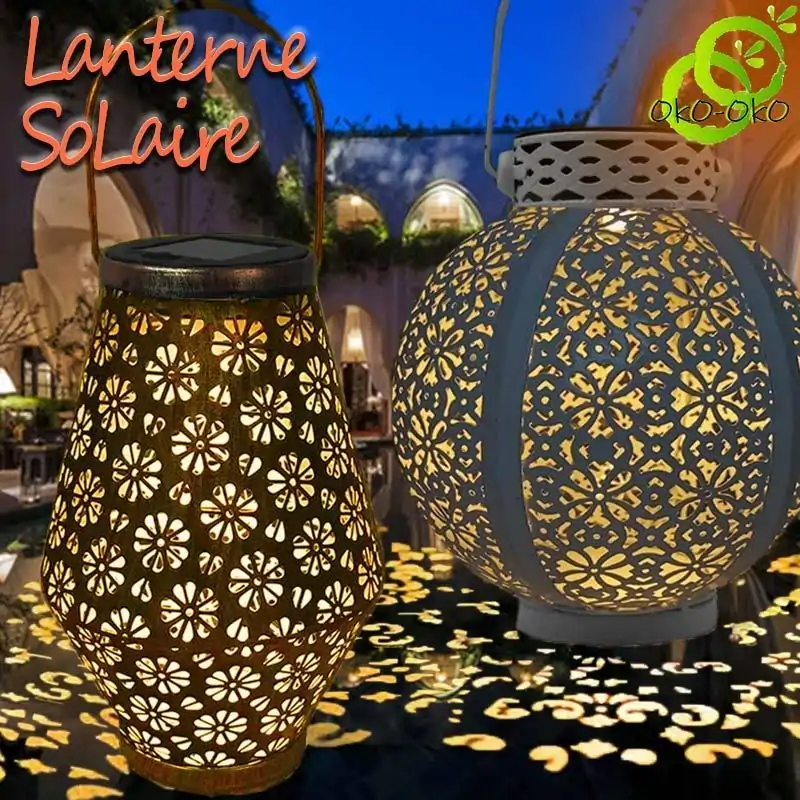 Decoratieve Verlichting Hangende Zonne-lantaarn. | OkO-OKO™ Lichte decoratie Hangende zonnelantaarn. | OkO-OkO™