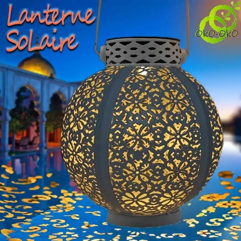 Decoratieve Verlichting Hangende Zonne-lantaarn. | OkO-OKO™ Lichte decoratie Hangende zonnelantaarn. | OkO-OkO™