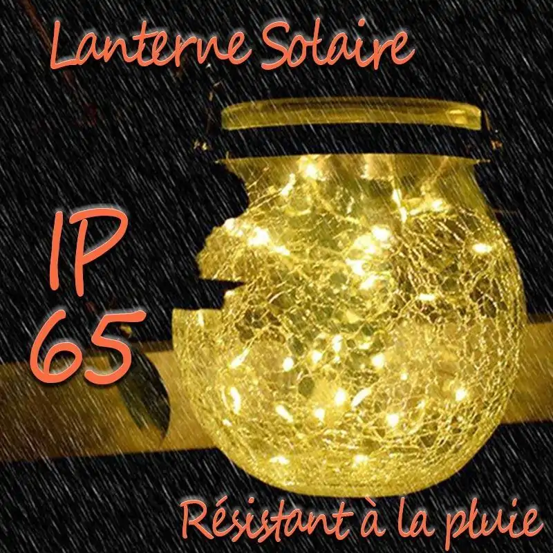 Décoration lumineuse <br> Lanterne solaire extérieur à suspendre | OkO-OKO™ Lanterne Solaire Extérieur étanche IP65 à Suspendre | OkO-OkO