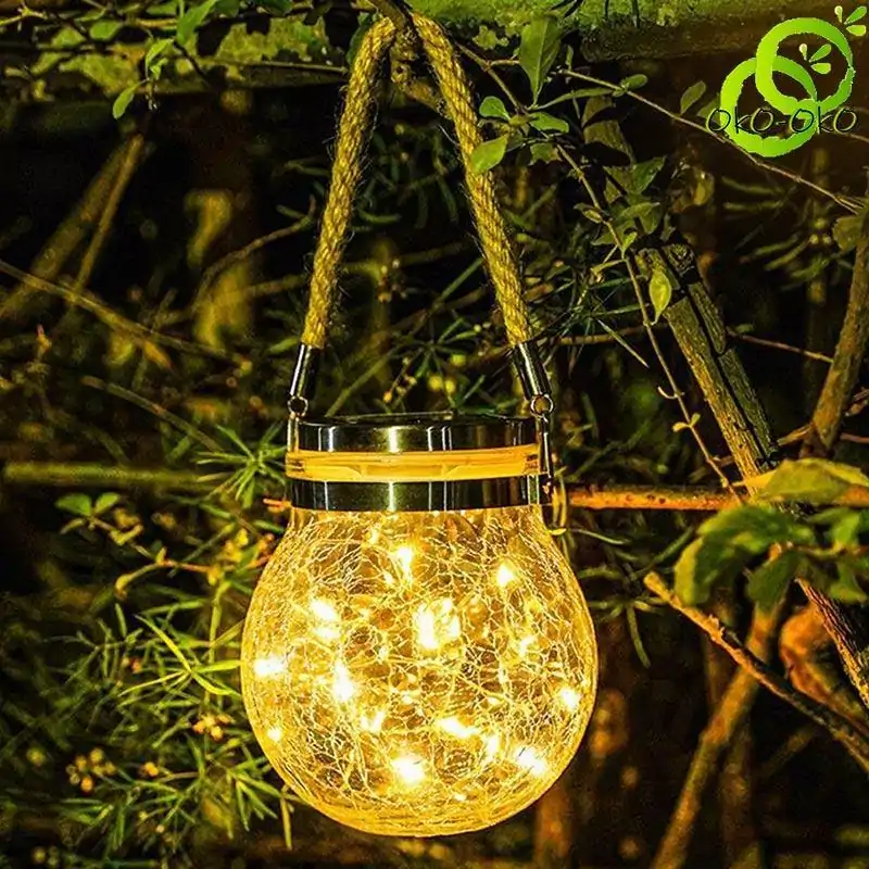 Décoration lumineuse <br> Lanterne solaire extérieur à suspendre | OkO-OKO™ Lanterne Solaire Extérieur à accrocher dans les arbres | OkO-OkO
