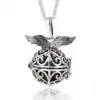 Bijou Diffuseur Huiles Essentielles <br> Pendentif Vintage. | OkO-OKO™ Pendentif diffuseur huiles essentielles boule avec des ailles| oko oko