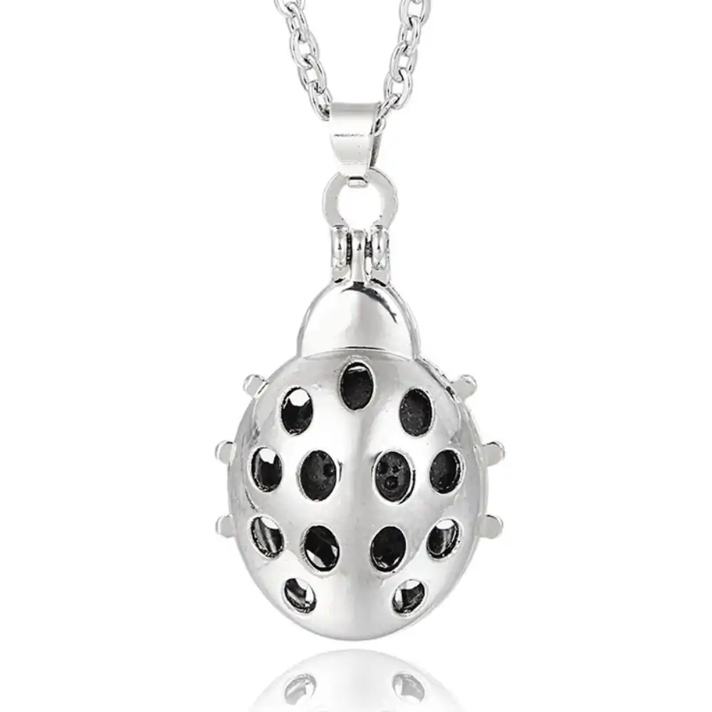 Bijou Diffuseur Huiles Essentielles <br> Pendentif Vintage. | OkO-OKO™ Pendentif diffuseur huiles essentielles coccinelle | oko oko