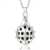 Bijou Diffuseur Huiles Essentielles <br> Pendentif Vintage. | OkO-OKO™ Pendentif diffuseur huiles essentielles coccinelle et pierre de lave | oko oko