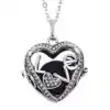 Bijou Diffuseur Huiles Essentielles <br> Pendentif Vintage. | OkO-OKO™ Pendentif diffuseur huiles essentielles coeur avec love| oko oko