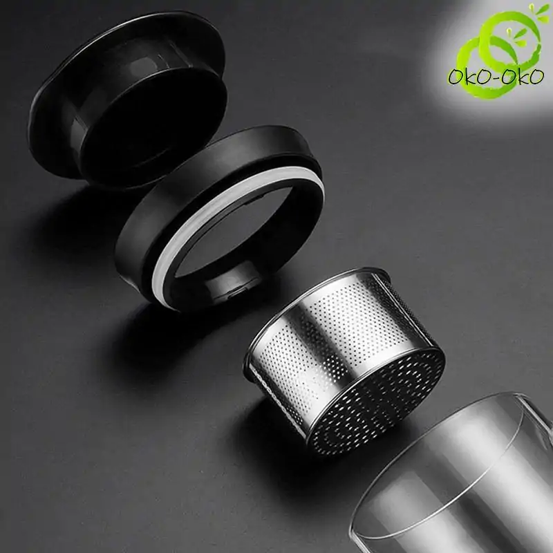 Théière Nomade <br> Mug infuseur (Théière Nomade). Mug Infuseur Verre OKO OKO 5 | OkO-OKO™