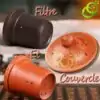 Mug Infuser detail of filter and lid | OkO-OkO