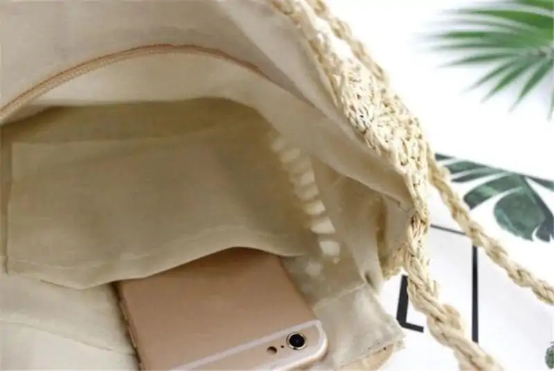 Sac à main <br>Raphia. | OkO-OKO™ Sac a main raphia pochet intérieur | oko oko