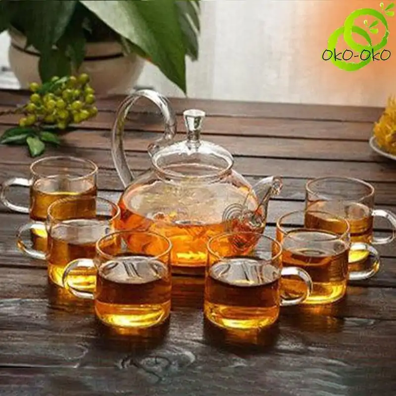 Service à Thé <br> en Verre | OkO-OKO™ Service à Thé En Verre | OkO-OkO™