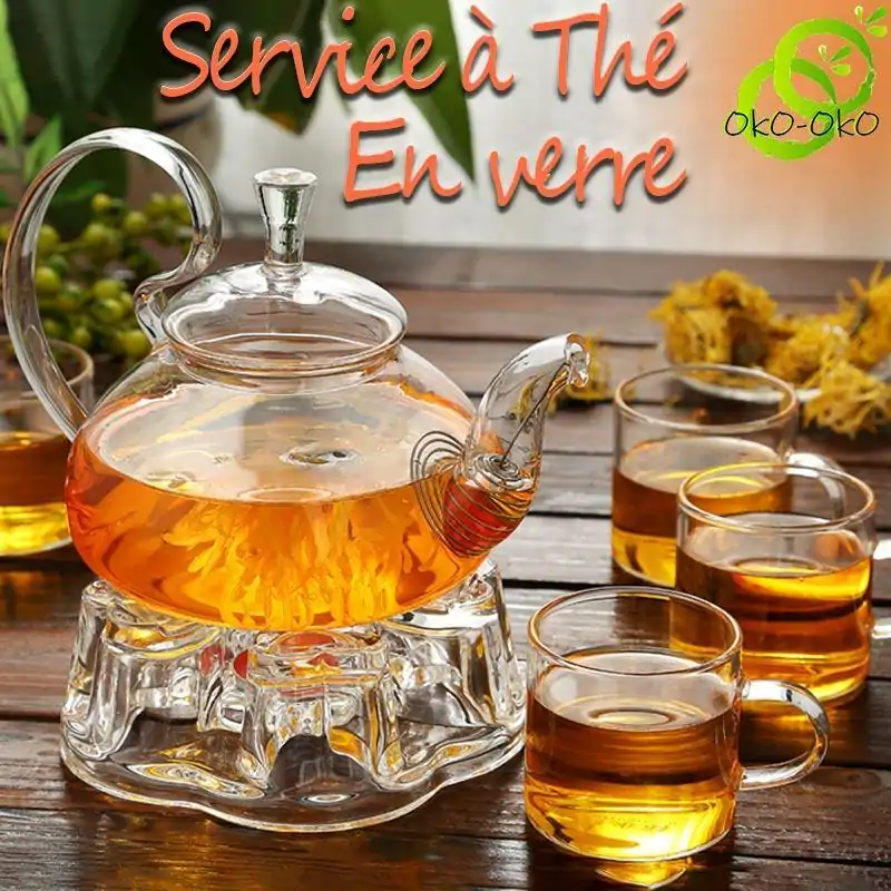 Service à Thé <br> en Verre | OkO-OKO™ Service à Thé en Verre | OkO-OkO