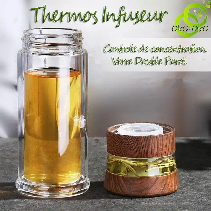 Théière Nomade <br> Avec infuseur. | OkO-OKO™ Thermos Infuseur ou théière de voyage | OkO-OkO™