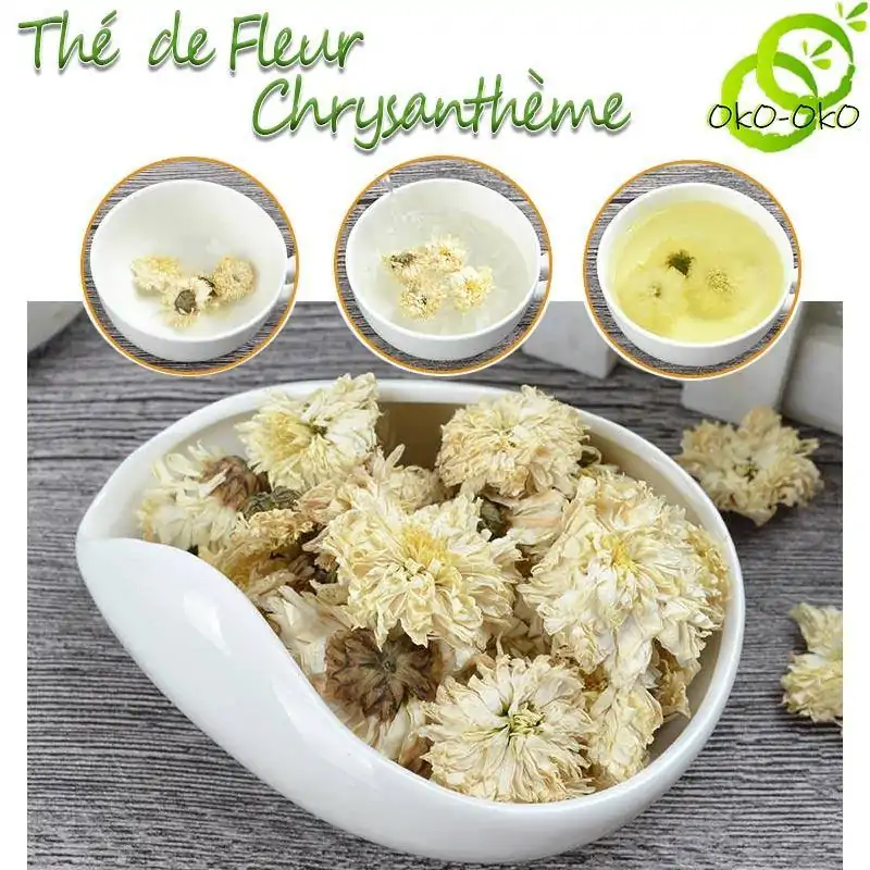 Tee und Aufguss Weiße Chrysanthemenblüte (Gong Ju). | OkO-OKO™ Weißer Chrysanthementee | OkO-OkO
