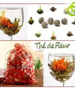 Teeblume, die sich im Wasser öffnet | OkO-OkO