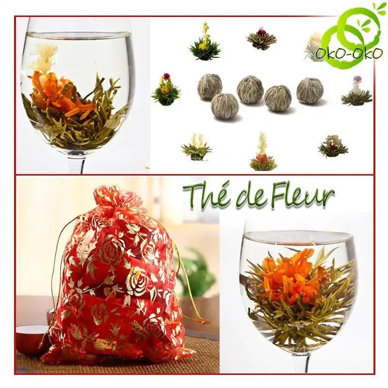 Té e infusión <br> Flor de té que se abre en el agua. | OkO-OKO™ Flor de té que se abre en el agua | OkO-OkO