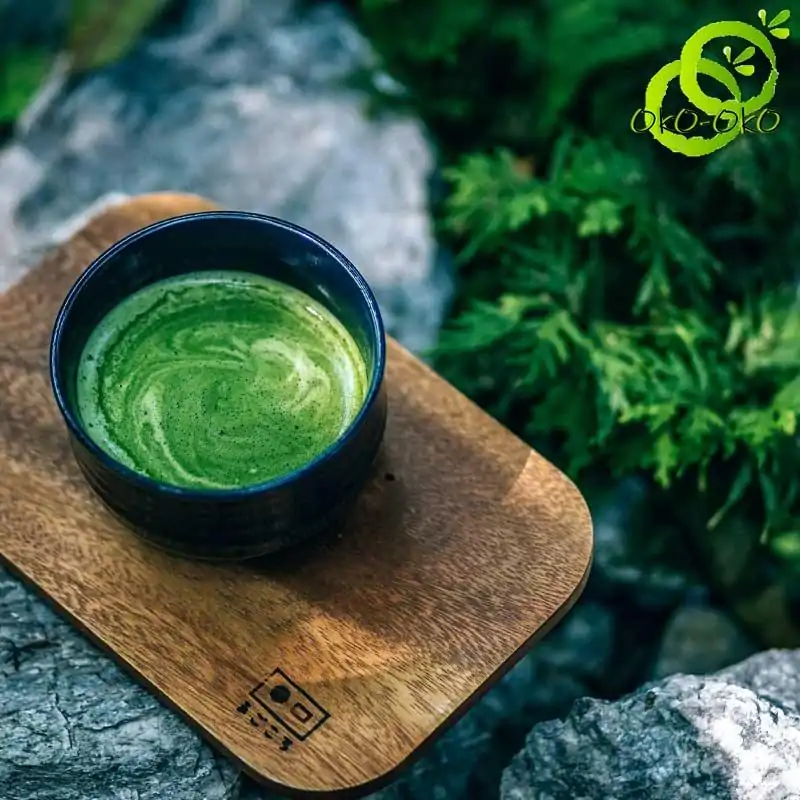 Thé et Infusion <br> Thé Vert Matcha Bio. | OkO-OKO™ Acheter Thé vert Matcha Bion dans un bol pour dégustation | OkO-OkO