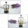 Dubbelwandige theepot met plunjer verandert in koffiezetapparaat | OkO-OkO