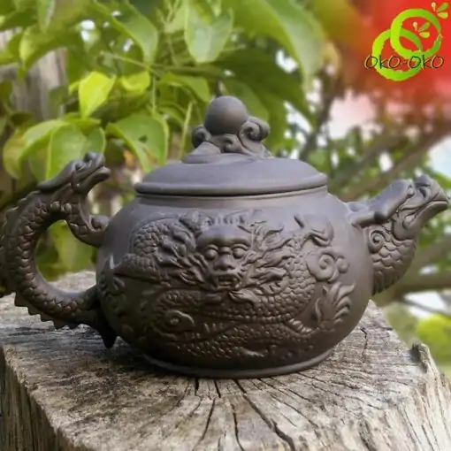 Dragon teapot in ceramic Yixing | OkO-OkO