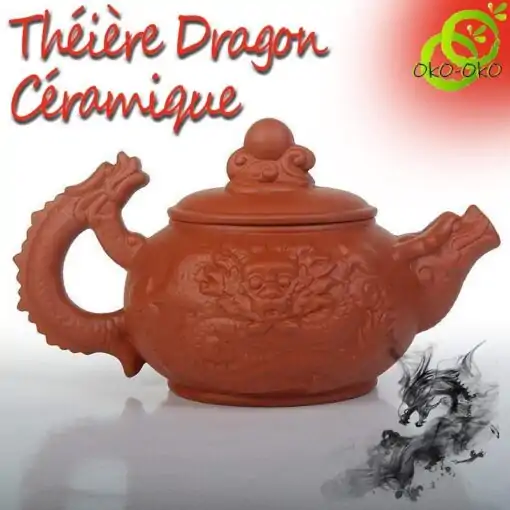 Yixing ceramic Dragon teapot variant 2 | OkO-OkO