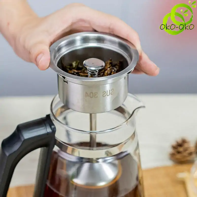 Electric Teapot Adjustable Temperature | OkO-OKO™ Electric Teapot Steam Brewer | OkO-OkO™