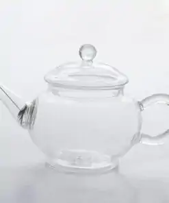 Théières en Verre Gong Fu Cha sur fond blanc | OkO-OkO