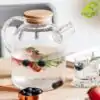 Teekanne aus Glas für die Zubereitung von Eistee | OkO-OkO