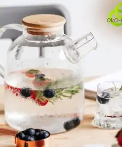 Teekanne aus Glas für die Zubereitung von Eistee | OkO-OkO
