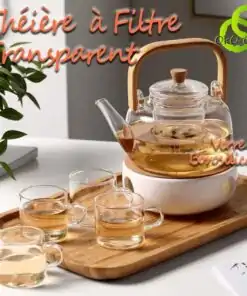Tetera de vidrio con filtro transparente | OkO-OkO