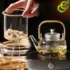 Théières en Verre <br> Avec filtre Transparent. | OkO-OKO™ Théière en Verre avec Filtre Transparent tenu dans la main | OkO-OkO