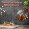 Induction Teapot with Steam Filter Clear Glass | OkO-OkO