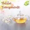 Théières en Verre <br> Transparente. | OkO-OKO™ Théière transparente avec du thé de Chrysanthème | OkO-OkO
