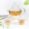 Théières en Verre Avec Chauffe Théière  | OkO-OkO™