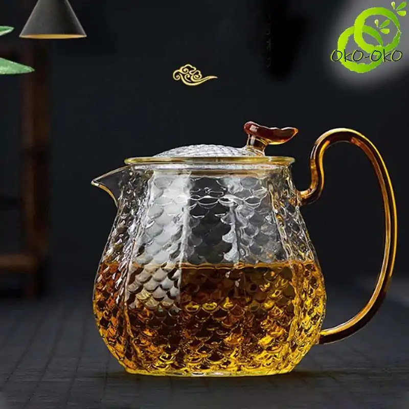 Théières en Verre <br> Écailles. | OkO-OKO™ Belle Théière en verre | oko oko