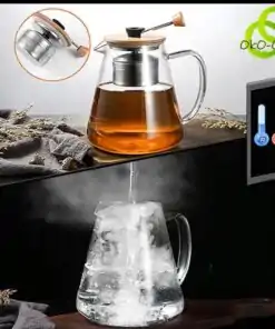 Tetera de cristal con filtro (retráctil) | OkO-OkO