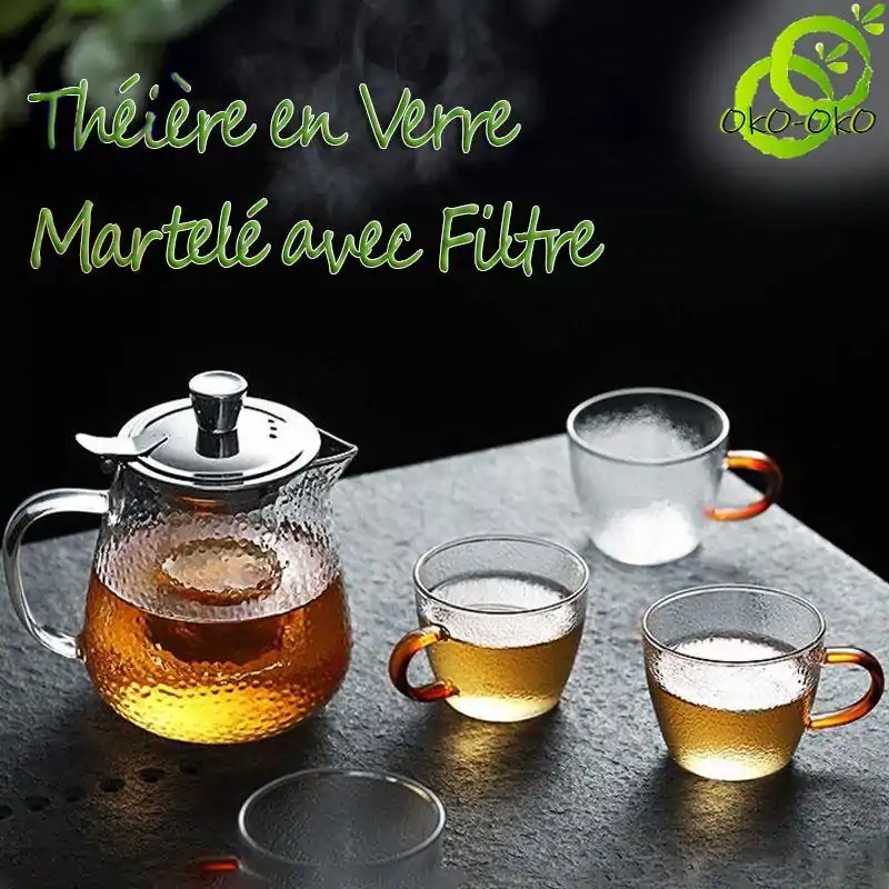 Théières en Verre <br> Martelé. | OkO-OKO™ Achetez Théières en verre pas cher | oko oko
