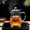 Théières en Verre <br> Martelé. | OkO-OKO™ Théières en verre Martelé sur rechaud | oko oko