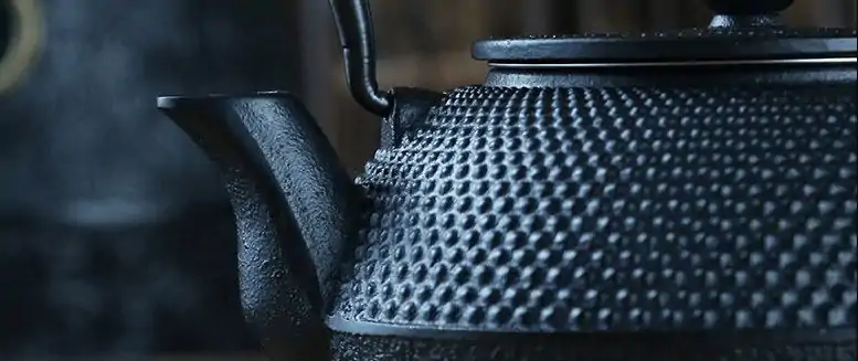 Théière en fonte brute <br> Japanese. | OkO-OKO™ Théière en fonte japonaise en gros plan | oko-oko
