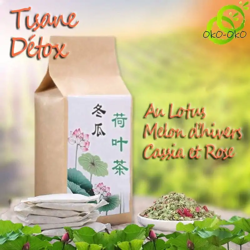 Tee und Aufguss Lotus-Kräutertee | OkO-OKO™ Detox Kräutertee Lotusblüte | oko-oko