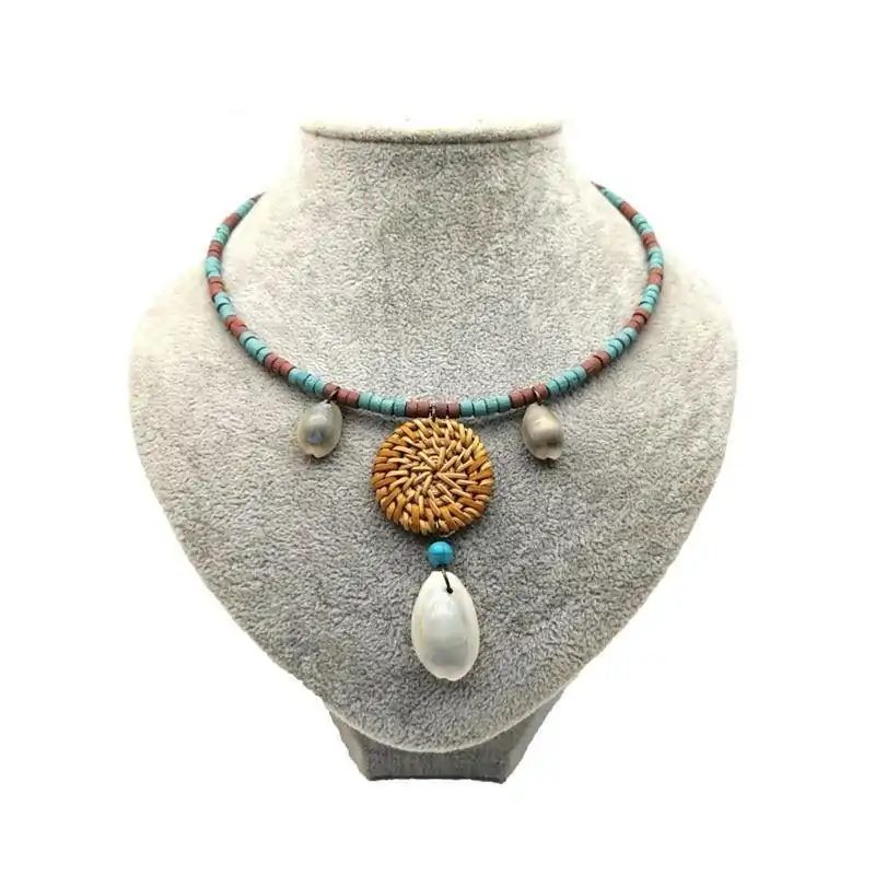 Bijou Etnique et Boho <br> Ras de cou coquillage. | OkO-OKO™ Ras de cou coquillage | oko oko