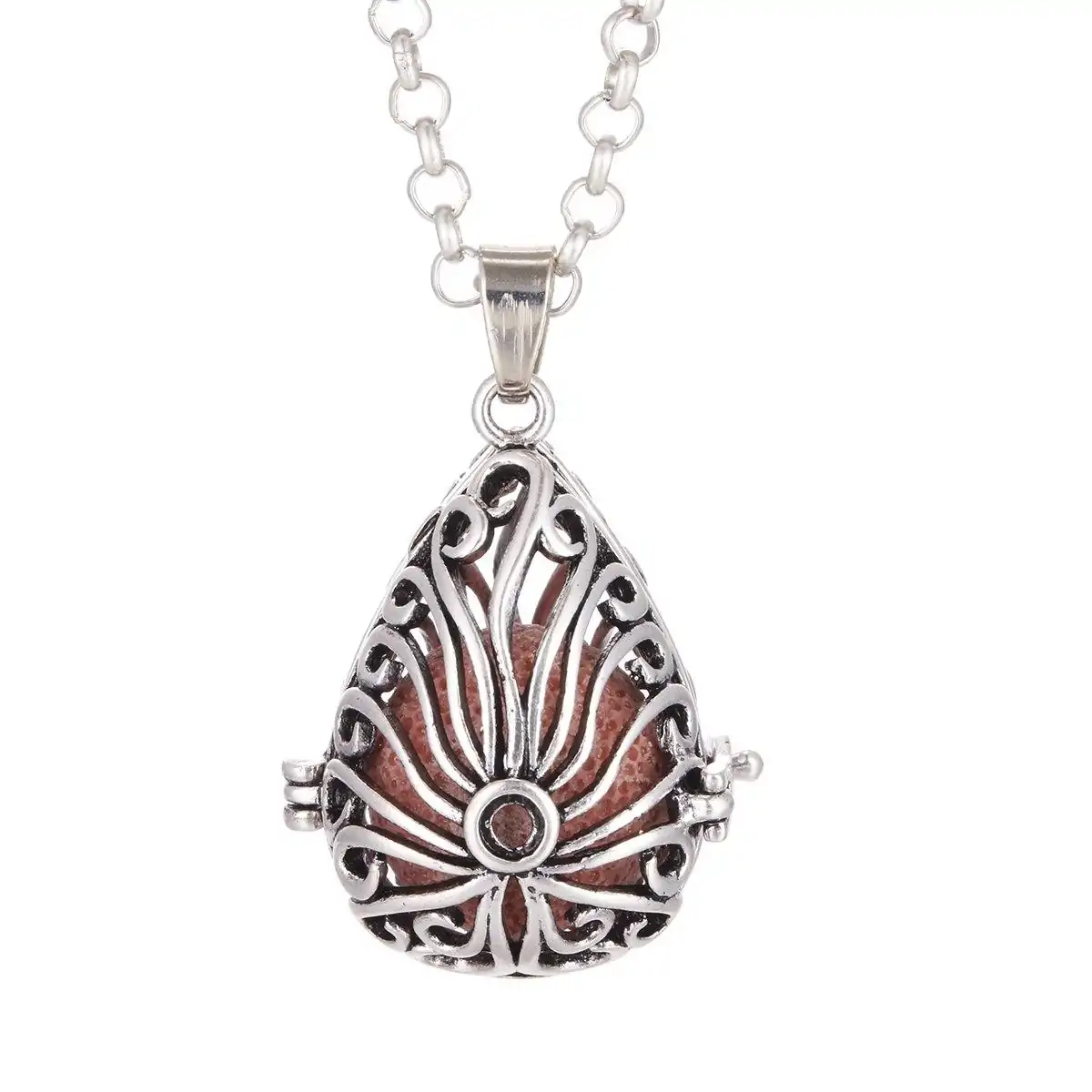 Bijou Diffuseur Huiles Essentielles <br> Pendentif Vintage. | OkO-OKO™ Pendentif diffuseur huiles essentielles en amande | oko oko