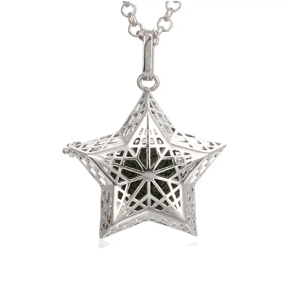 Bijou Diffuseur Huiles Essentielles <br> Pendentif Vintage. | OkO-OKO™ Pendentif diffuseur huiles essentielles étoile | oko oko
